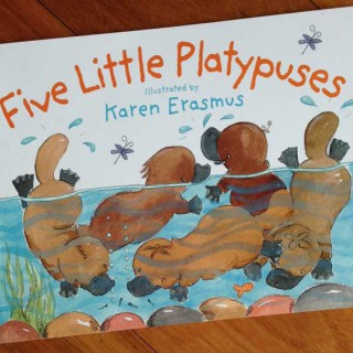 Five Little Platypuses – illustrated by Karen Erasmus (book review)